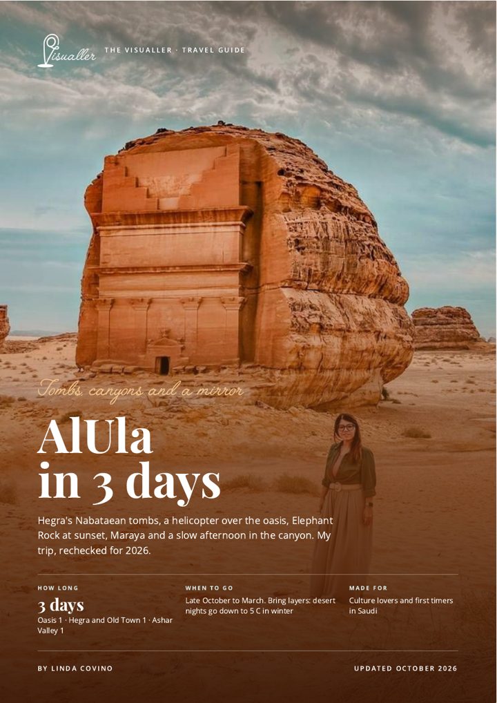 Cover of AlUla in 3 days